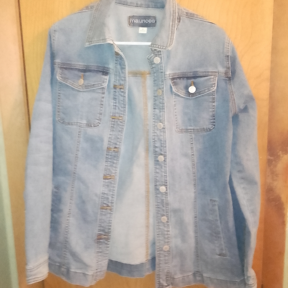 Talbots Blue Denim Jacket - Picture 4 of 8
